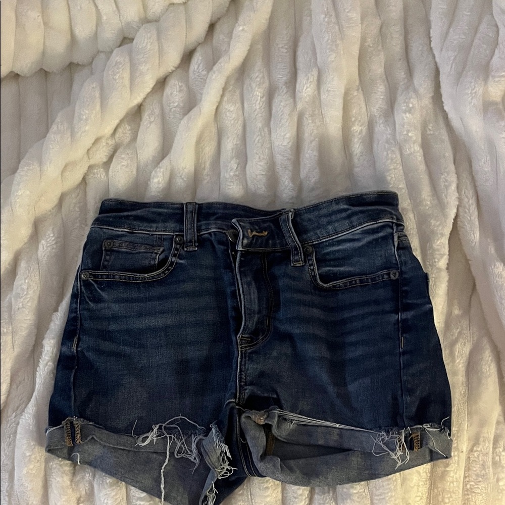 American Eagle Outfitters Dark Blue Jean Shorts